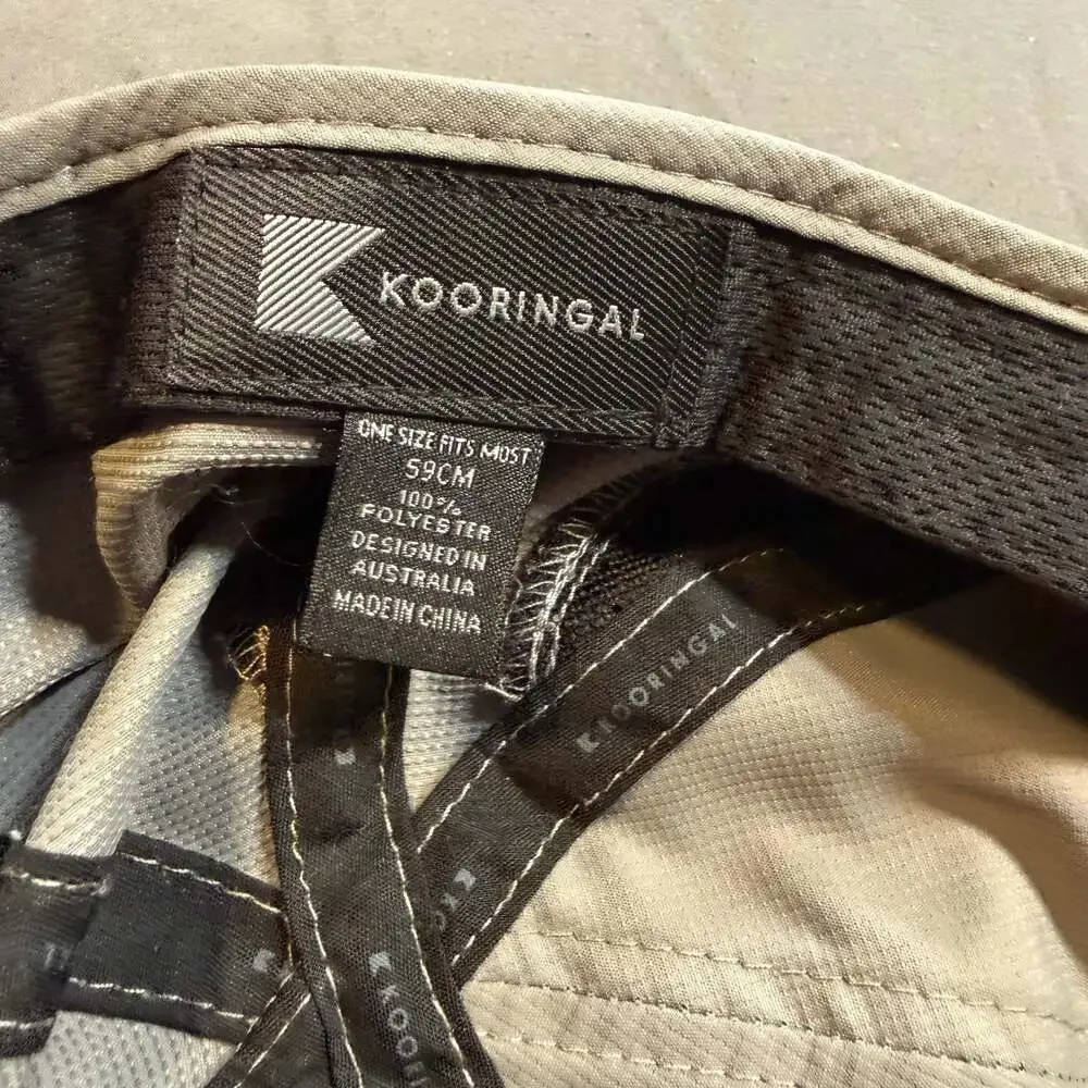 Kooringal K-Lite Performance Running Hat Gray Quick Dry Moisture Wicking